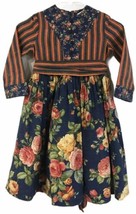 Simplicity Dress Girls Size 4 Floral 100% Cotton Pattern 9339 Simply Concord - £16.72 GBP