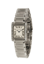 Cartier Tank Francaise Aftermarket Diamond Bezel Watch 2384 - £2,373.43 GBP