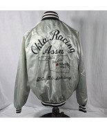 Vintage State Fair Speedway Racing Jacket Oklahoma Fairgrounds Rare Silv... - €168,84 EUR