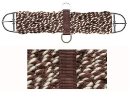 26&quot; Horse Western Tack Two-Toned Mohair Wool Saddle Girth Cinch 97RT03-32 - $32.66