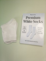 Ranelm Socks, Soft, Breathable Cotton-Spandex Blend - $8.88