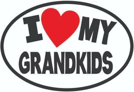 I Love My Grandkids Bumper Sticker  / Decal - £2.83 GBP