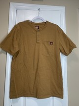 Wrangler Work Wear Mens Pocket Tee Shirt Size M Camel - $7.95