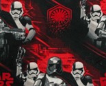 Fleece Star Wars The Last Jedi Stormtroopers Fleece Fabric Print BTY A33... - $16.97