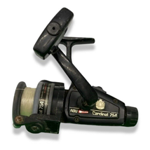 Vintage 1980s Abu Garcia Green Cardinal 754 Spinning Fishing Reel Made i... - $19.50