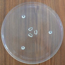 12 1/2&quot; GE Microwave Clear Glass Turntable Plate/Tray WB49X10069 Used Clean - £26.88 GBP