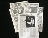 Bon Jovi Press Clipping Packets featuring Jon Press Kit - $15.00