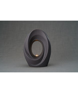 Handmade Cremation Urn for Ashes &quot;The Passage&quot; - Large | Gray Matte | Ce... - $581.16 CAD+