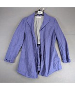 Coldwater Creek 100% Linen Purple Open Blazer Jacket Women&#39;s 10 P Preppy... - $459.38 MXN