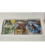Uncharted lot 1, 2 and, 3 PlayStation 3 ps3 - £17.64 GBP