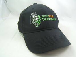 MorALE Brewsters Grenade Beer Hat Black Hook Loop Baseball Cap - $14.66