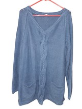 J. Jill Gray Sweater - Size XL - £17.18 GBP