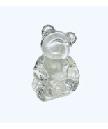 Princess House 24% Lead Crystal Bear Figurine Clear Glass - $12.75