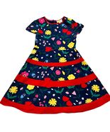 Mini Boden Girls Skater Dress Multi Flower Print 11/12 - €24,55 EUR