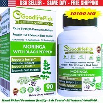 Best Moringa Oleifera Capsules 10700 MG &amp; Black Pepper Maximum Benefits ... - $16.82