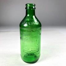 7-UP Advertising Green Bottle Embossed YOU LIKE IT - IT LIKES YOU 1968, ... - $27.12
