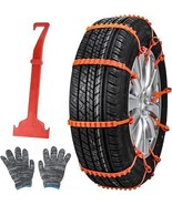 Qoosea Snow Chains for Trucks Tire Chains 12 Pcs Snow Chains for Car Tru... - $52.09 CAD
