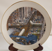 Chicago Collection Ltd Edition Rush Hour In Chicago&#39;s Loop Plate F. McMahon - £18.77 GBP