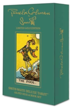 Smith Waite Deluxe Tarot Gildet Deck &amp; Book Set Limited Gold Edition U.S. Games - £691.98 GBP