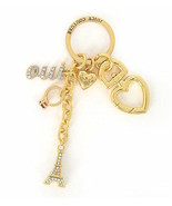 Juicy Couture Key Ring FOB Purse Charm Eiffel Tower Paris French Culture... - £35.50 GBP