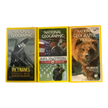 National Geographic Society Video VHS Educational Lot of 3 Vietnams Unse... - $14.50