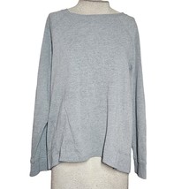 Gray Oversized Athletic Sweatshirt Size Large  - $24.75