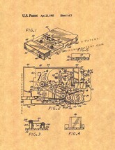 8-track Cassette Adaptor Patent Print - £6.25 GBP+