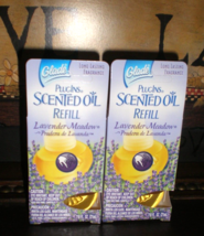 (2) Glade Plugins Scented Oil Refills LAVENDER MEADOW Long Lasting Fragrance - $19.57