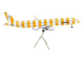 Airbus A321 Commercial Aircraft Condor Airlines White Orange Striped Gemini 200 - £87.00 GBP