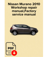 Nissan Murano 2010 Workshop repair manual,Factory service manual,OEM - €15,55 EUR