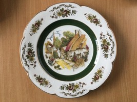 Ascot service plate by wood and sons England decorative display plate beautiful - £35.55 GBP
