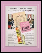 1932 Ipana Toothpaste 11x14 Framed ORIGINAL Vintage Advertisement  - £38.69 GBP