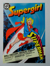 1988 Supergirl promo poster, DC Comics 22x15 pin-up 1: Superman,JLA,Legion heroe - £27.18 GBP