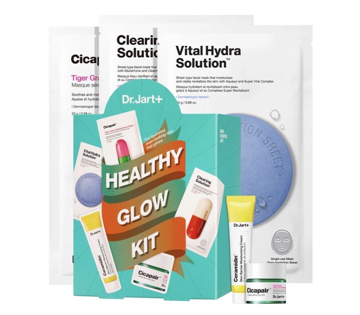 Dr. Jart+ Healthy Glow Kit Limited Edition 5-piece Kit SEALED Skincare Gift Set - $49.89