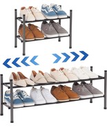 The Expandable Shoe Rack From Storage Maniac Is A Two-Tiered, And Small ... - $39.96