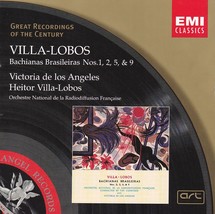 Villa-Lobos: Bachianas Brasileiras Nos.1, 2, 5 &amp; 9 - Victoria de los Angeles - £9.79 GBP