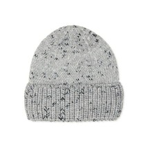Time And Tru Women&#39;s Confetti Knit Beanie Hat Med Gray Heather New - £11.37 GBP
