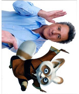 Kung Fu Panda 2008 8x10 inch photo Dustin Hoffman voices Master Shifu - $242.83 MXN