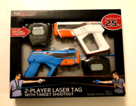 Funktion 2-Player Laser Tag Target Shootout 2017 WIC 406383 Blue White New - £16.08 GBP