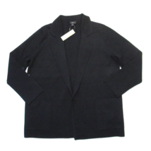 NWT J.Crew Eloise in Black Open-Front Sweater Blazer Cardigan L - $99.00