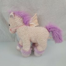 Circo Pink Purple Stuffed Plush Horse Pony Wing Winged Pegasus Satin 10" - $79.19