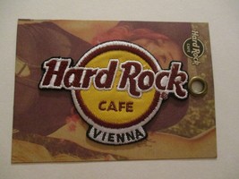 HARD ROCK CAFE VIENNA &quot;1&quot; IRON ON PATCH + MAGNET SOUVENIR #93 - £18.53 GBP