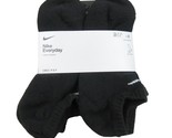 Nike Everyday Cushioned No Show Socks Black 6 Pack Womens 6-10 / Youth 5... - £21.49 GBP
