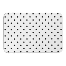 Mondxflaur Polka Dot Non Slip Bathroom Mat for Shower Quick Dry Diatom M... - $18.99