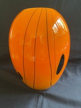 Vintage Italiano Naranja Cristal Diseño Vase. Eyecatcher - £154.73 GBP