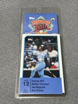 NEW Topps Baseball Talk Collection #12 George Bell Bobby Thomson KG JD - £7.44 GBP