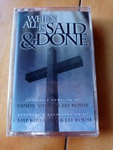 When All Is Said &amp; Done Randy Vader Jay Rouse Cassette New Sealed - $165.10