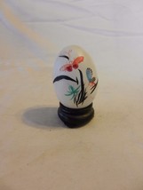 Vintage Easter Asian Oriental Hand Painted Real Egg Shell Butterflies  - £31.87 GBP