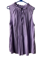 Torrid  Top Womens Plus Size 1X Purple Keyhole Gathered Sleeveless Dress... - $24.88