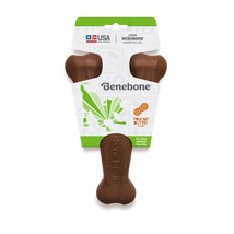Benebone Wishbone Durable Dog Chew Toy Peanut Butter, 1ea/LG - £25.19 GBP